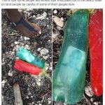 Photo Of A Man Tied In A Bottle At The Beach Found By A Lady