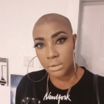 Nollywood Actress Angela Okorie Goes Bald In New Look (photos)