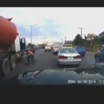 Dashcam Footage Of Otedola Bridge Tanker Fire/Explosion