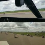 Okada Riders Invaded Sokoto Airport’s Runway While A Plane Was Taxiing